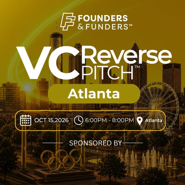 F&F Events Reverse Pitch — Atlanta, Oct 15, 2026