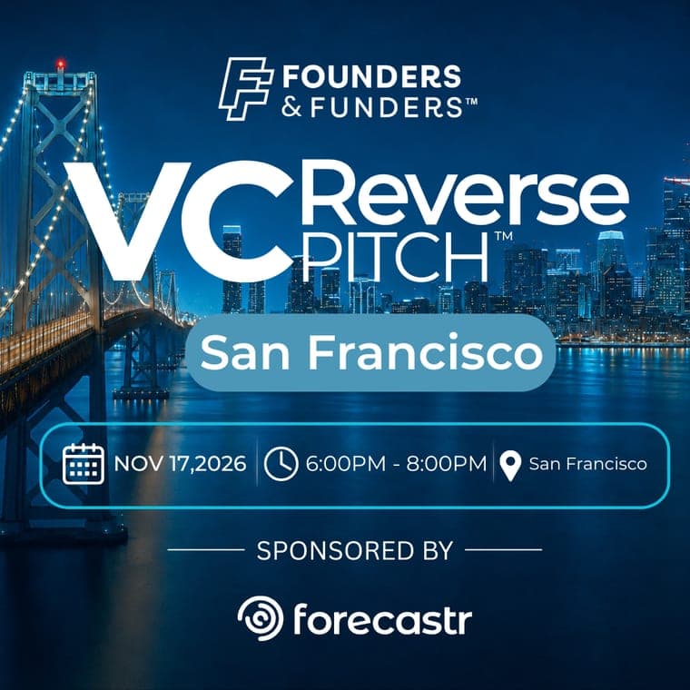 F&F Events Reverse Pitch — San Francisco, Nov 17, 2026