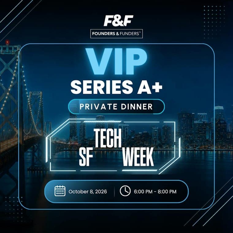 F&F Events VIP Dinner — San Francisco, Oct 8, 2026