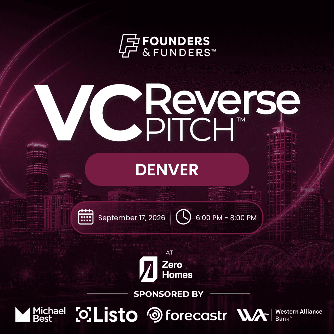 F&F Events Reverse Pitch — Denver, Sep 17, 2026