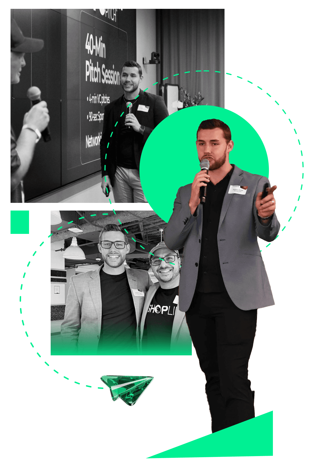 Adam Shaw speaking at F&F events