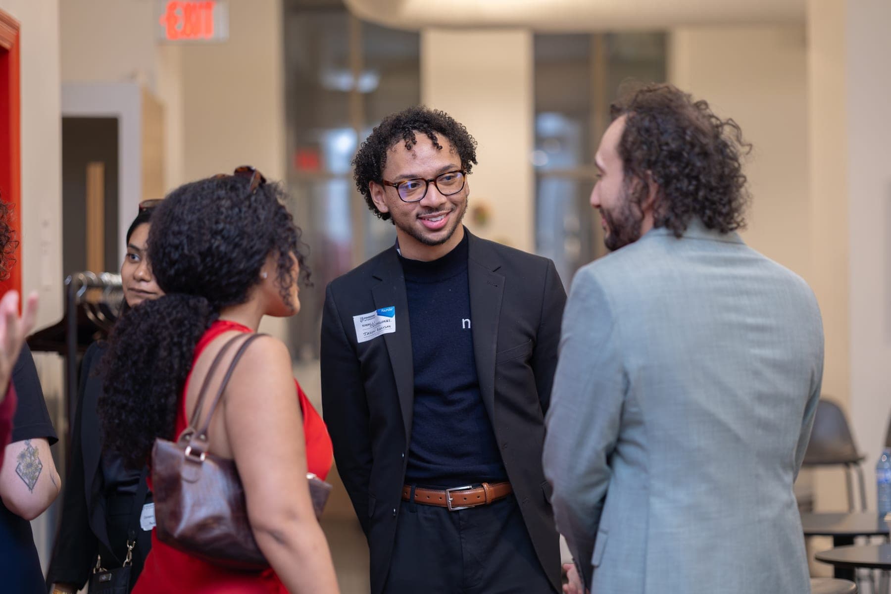 Founders in conversation at a Founders & Funders event
